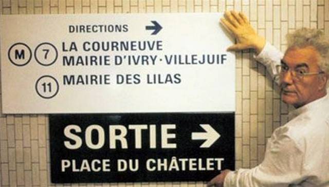 Frutiger Paris Metro