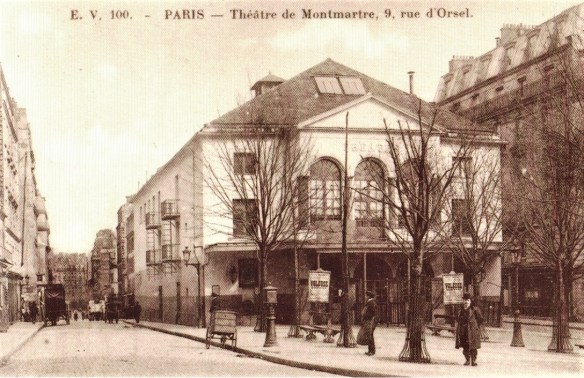 Photo Ancienne Paris Montmartre De Nuit – Street Lights, 1940, Tirage Argentique (occasion)